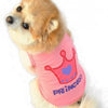 Vest Sleeveless T-Shirts Apparel dog clothes - Dog Pet Clothes & Summer Pink Princess Crown Cotton